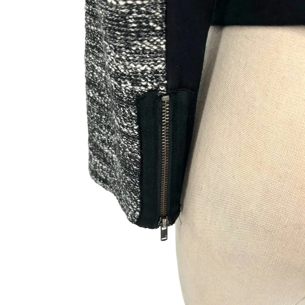 Eileen‎ Fisher Colorblock Ponte Panel Tweed Blazer Jacket Size Small - Image 3