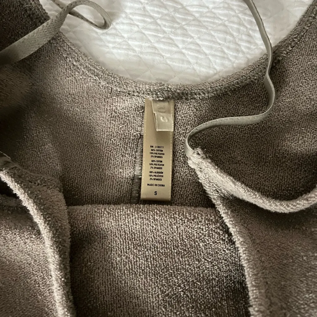 Skims Terry Cotton Blend slip dress size small - Image 3