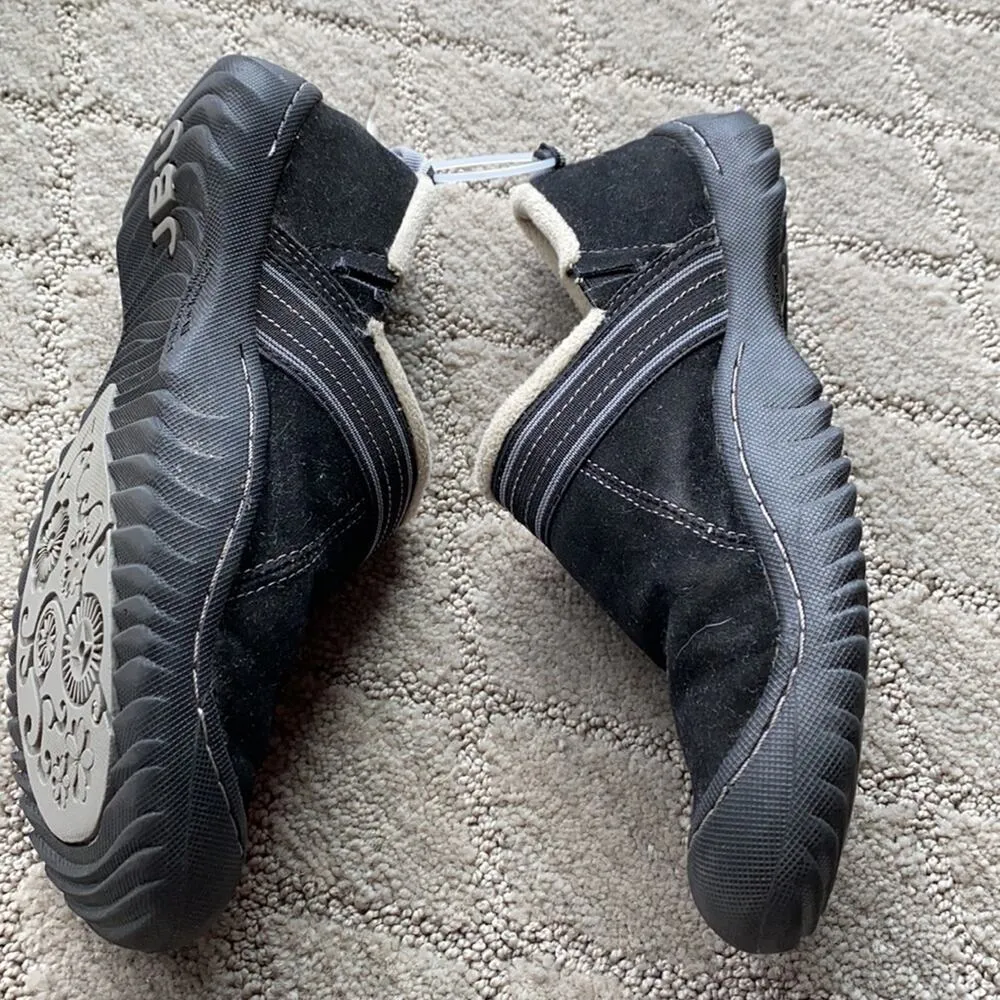 Jambu Black Velvet sherpa Lined All Terra Traction SlipOn warm cozy cabin sz 7 - Image 6