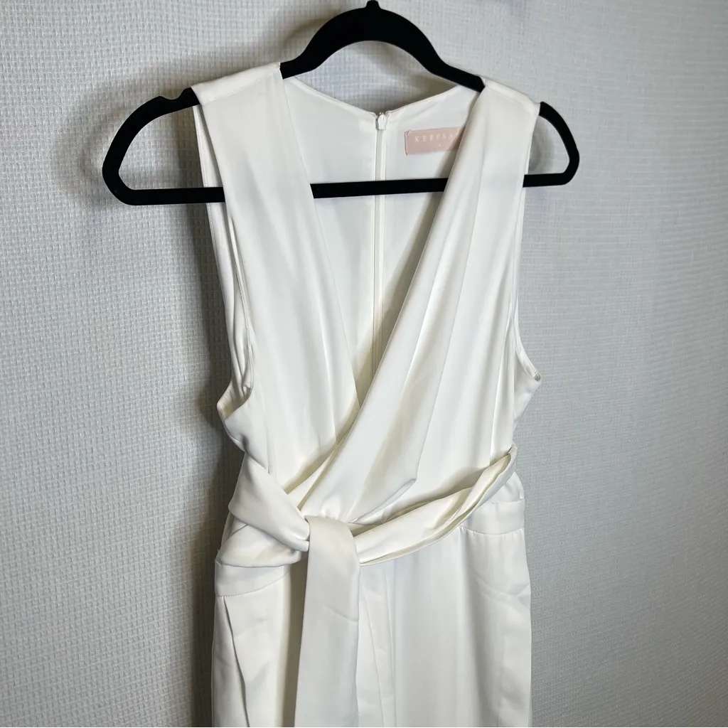 Keepsake the‎ label | Large Woman’s Elegant White Jumpsuit - Image 4