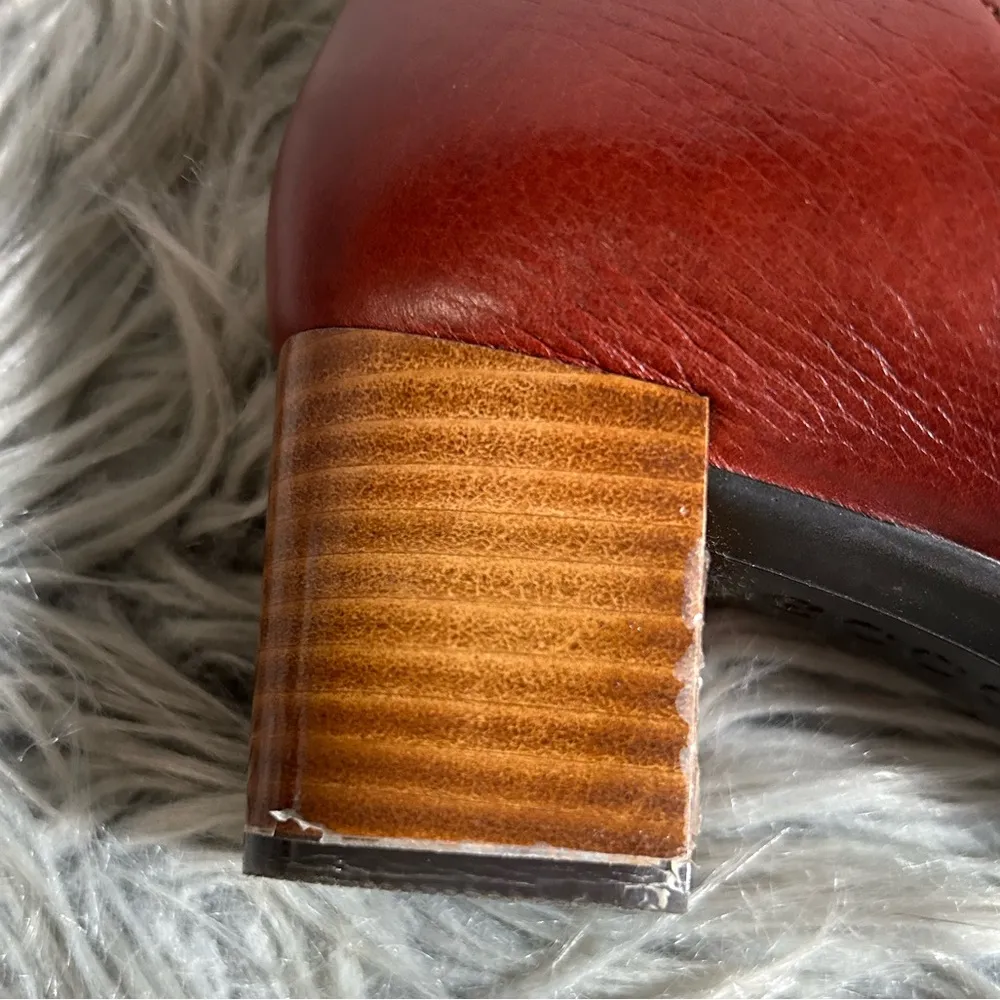 Ecco ECCO Women's Shape 45 Pointy Boots Elegant Burgundy Ankle Boots Size 38 Red - Image 10