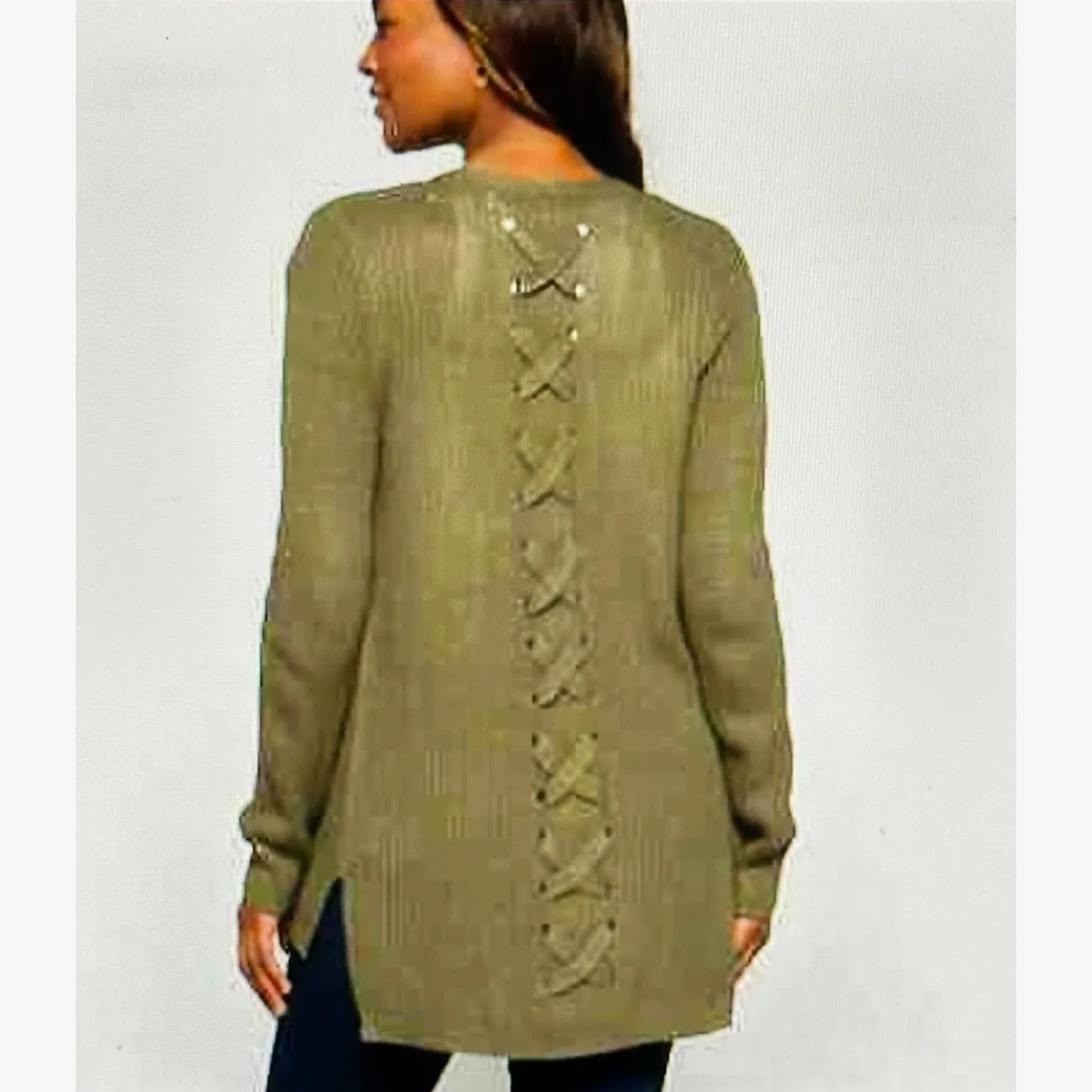 Pinque Jamelya Back Detail Cardigan - Image 2