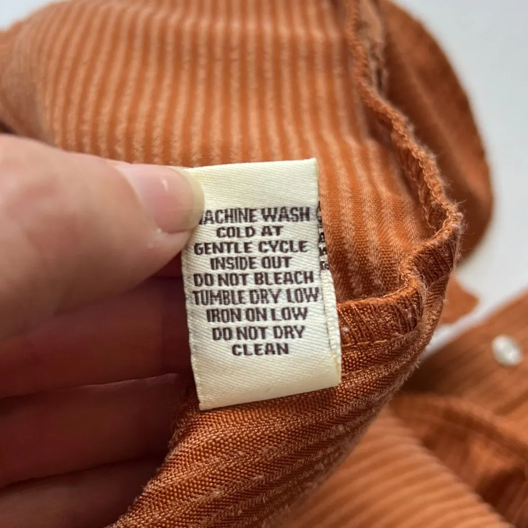 Y2K Hot Kiss Corduroy Pinafore Mini Dress Sz 0 Grunge Academia Retro Fall Indie - Image 15