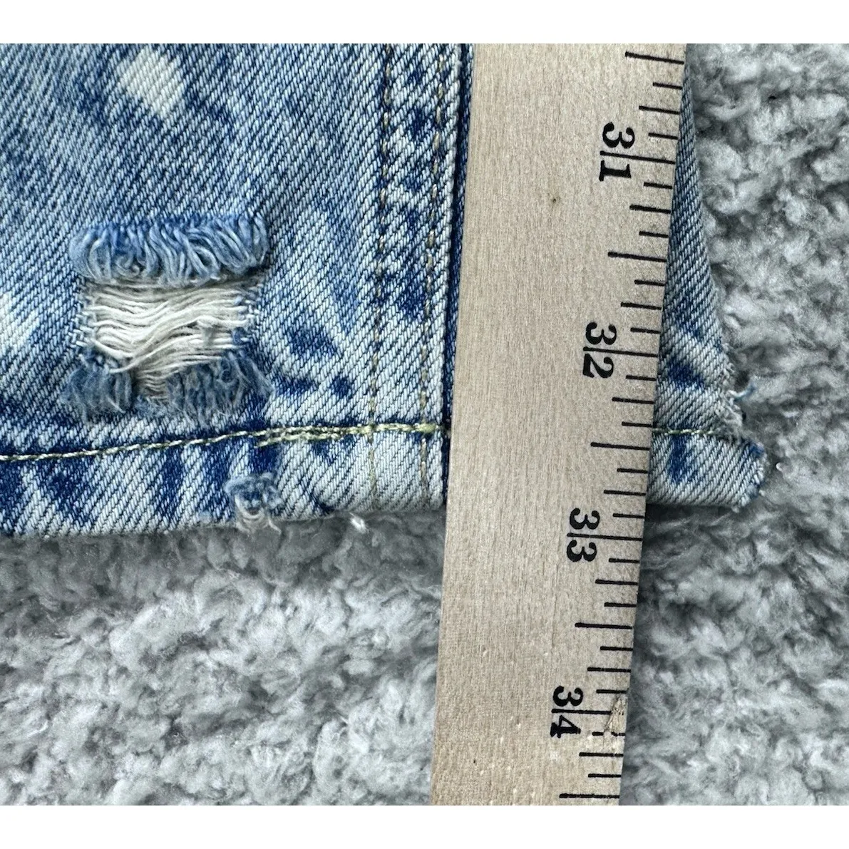 Free People With The Band Relaxed Jeans Women's Size 29 Distressed High Rise - Image 12