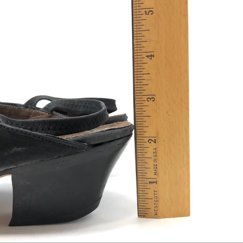 GUESS nubuck suede cowboy boot mules, vintage, size 8.5, made in Spain, NWOT - Image 8