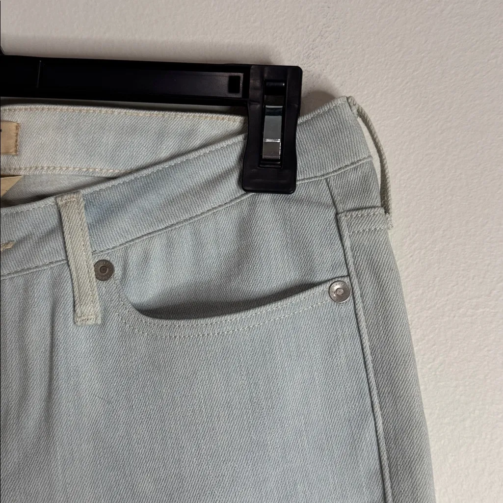 Levi's Made & Crafted Pins Skinny Cropped Cloudy White Bleach Jeans size 27 - Image 7