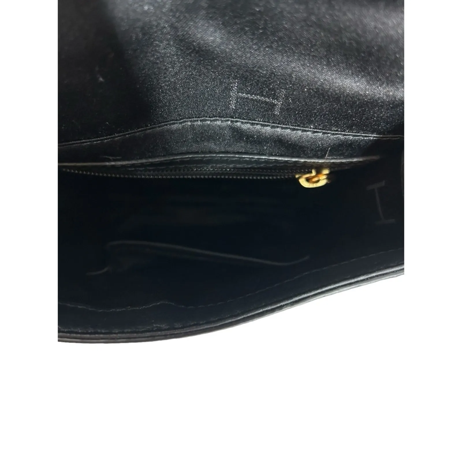 Halston H Black Leather Crossbody Bag Chic Functional Everyday Luxury - Image 8