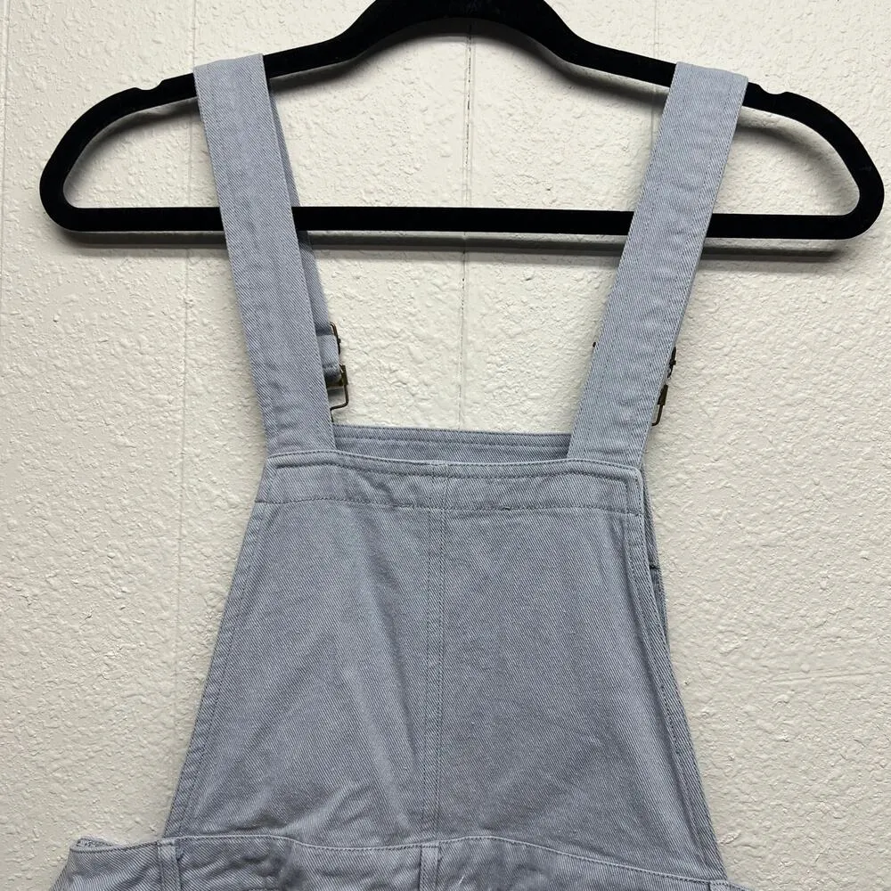 & Merci Cotton Denim Chic Coquette Cottagecore Shortalls Juniors Sz Medium - Image 7