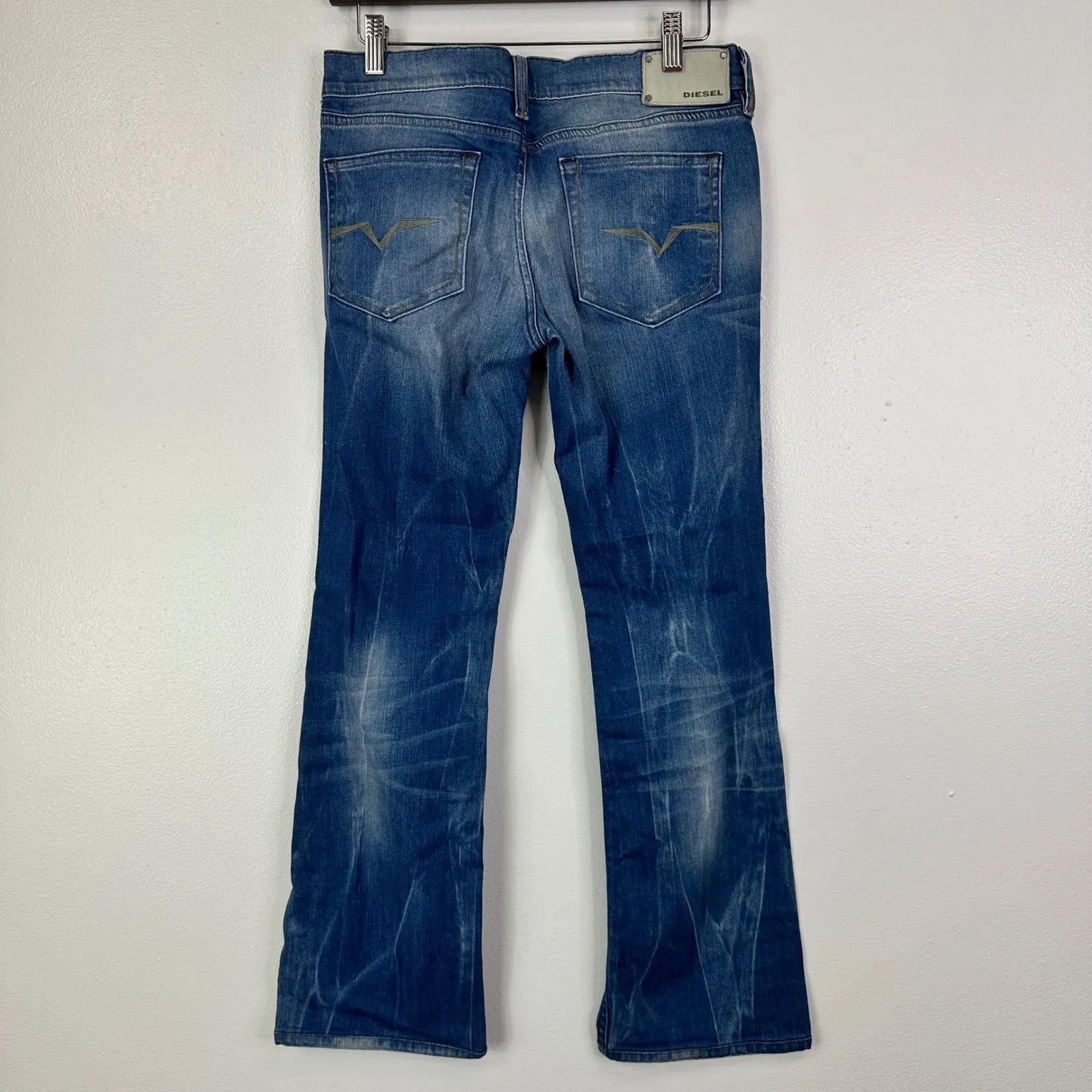 Diesel Ramys‎ Straight Leg Mid Rise Jeans Size 27 - Image 5