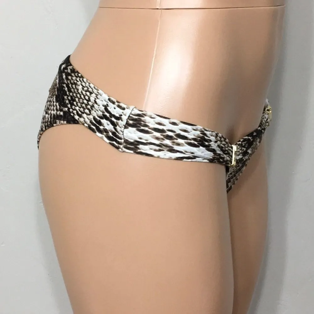 VIX snakeskin bikini bottom. NWOT Brown Size XS - Image 4