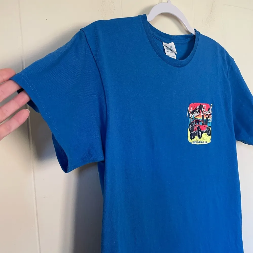 Delta Apparel Myrtle Beach ‘38 South Carolina T-shirt Crewneck Unisex Sz Medium - Image 4