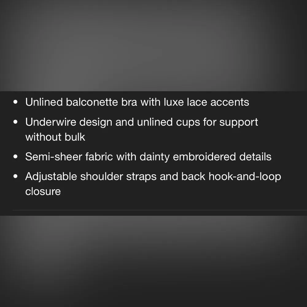 New Auden 38D Unlined Balconette Underwire Bra mulberry Color Pink Size undefined - Image 3