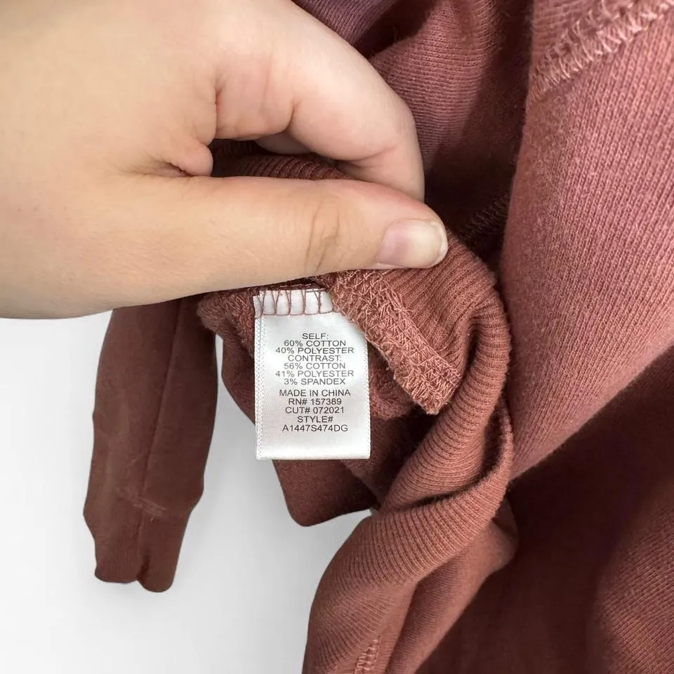 Terracotta Originality Sweatshirt Size L Casual Athleisure Comfy Basic Casual Size L - Image 5