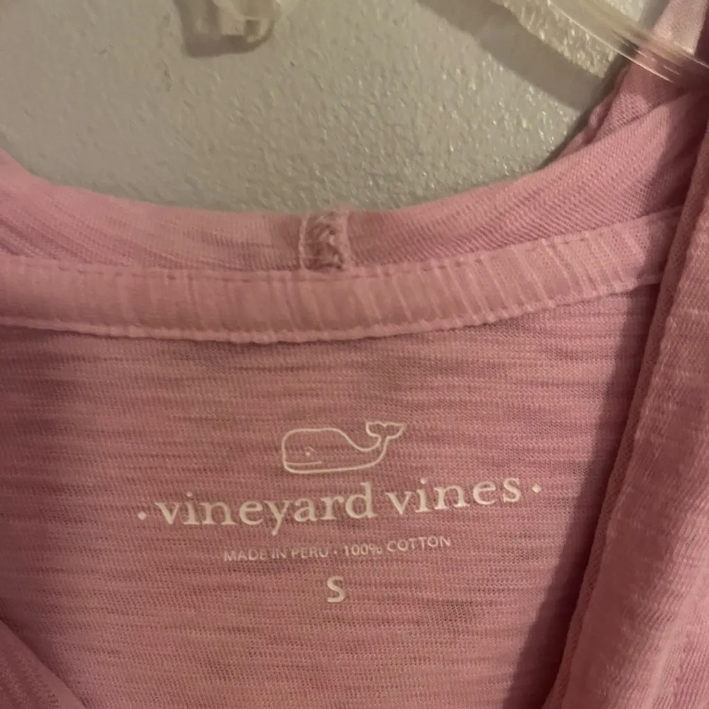 Vineyard Vines Pink Logo Shirt - Image 4