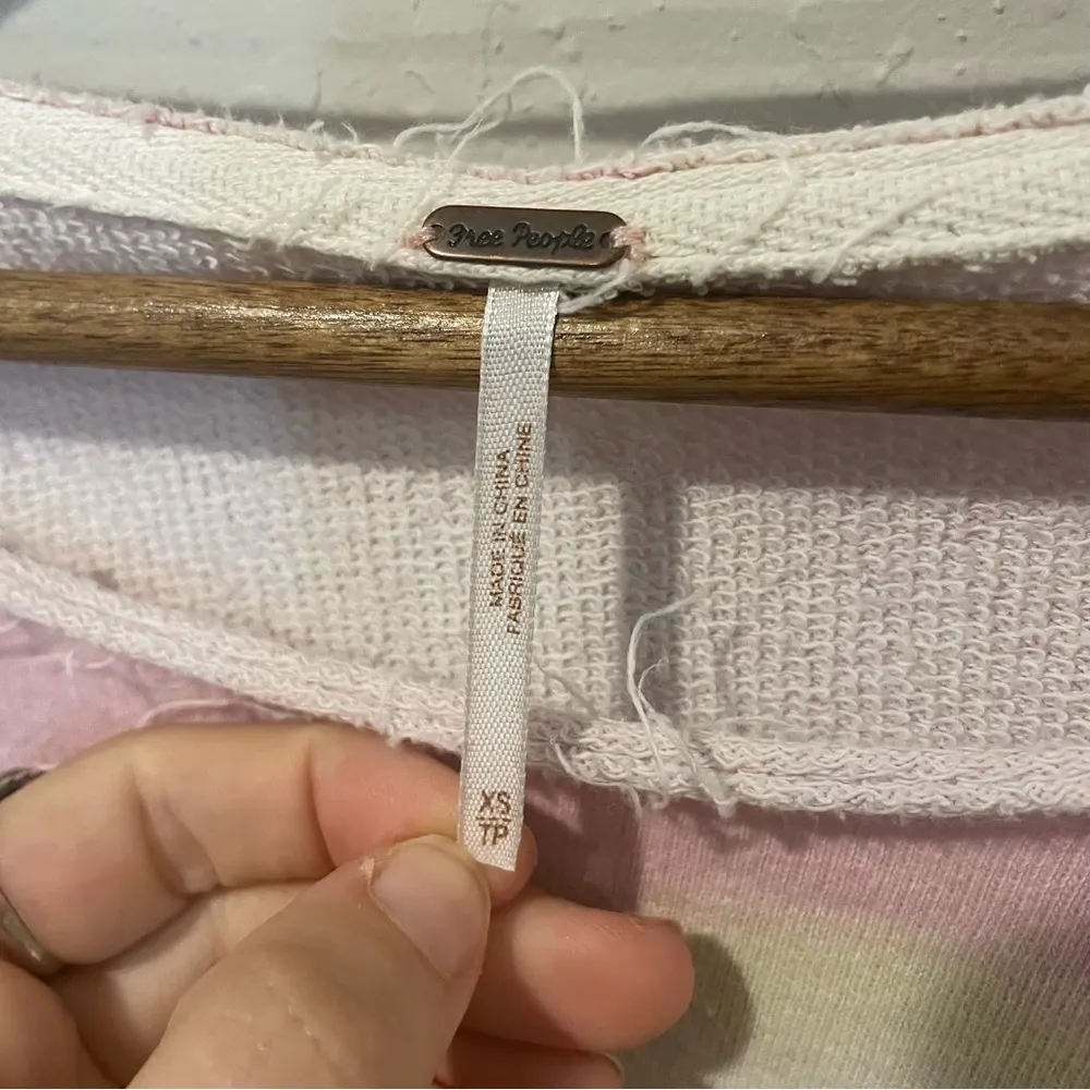 Free People Feels Right Tie Dye Sweatshirt in Tulip - Image 10