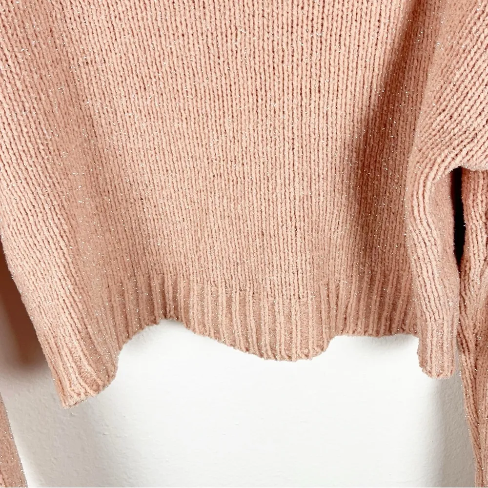 SHOW ME YOUR MUMU Tristen Twinkle Twinkle Knit Long Sleeves Cropped Sweater - Image 7