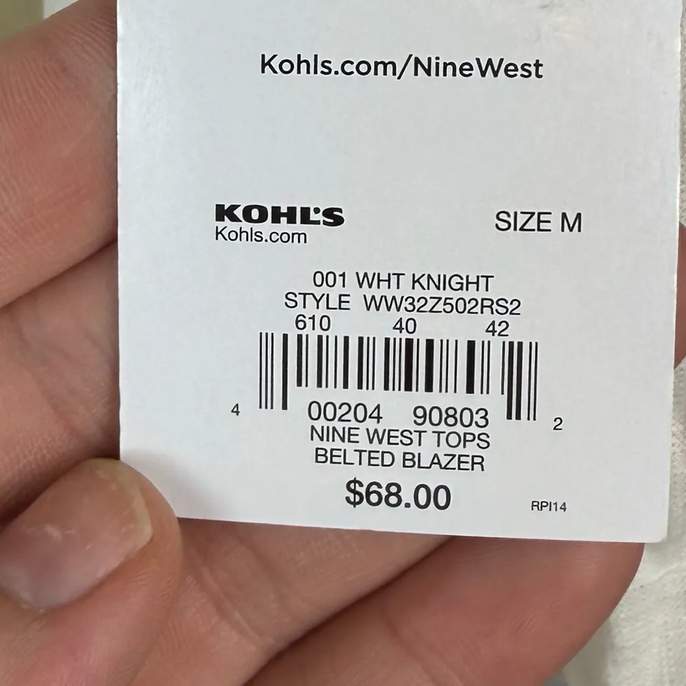 Nine West NEW✨Chic White Blazer by  Size Medium - Image 7