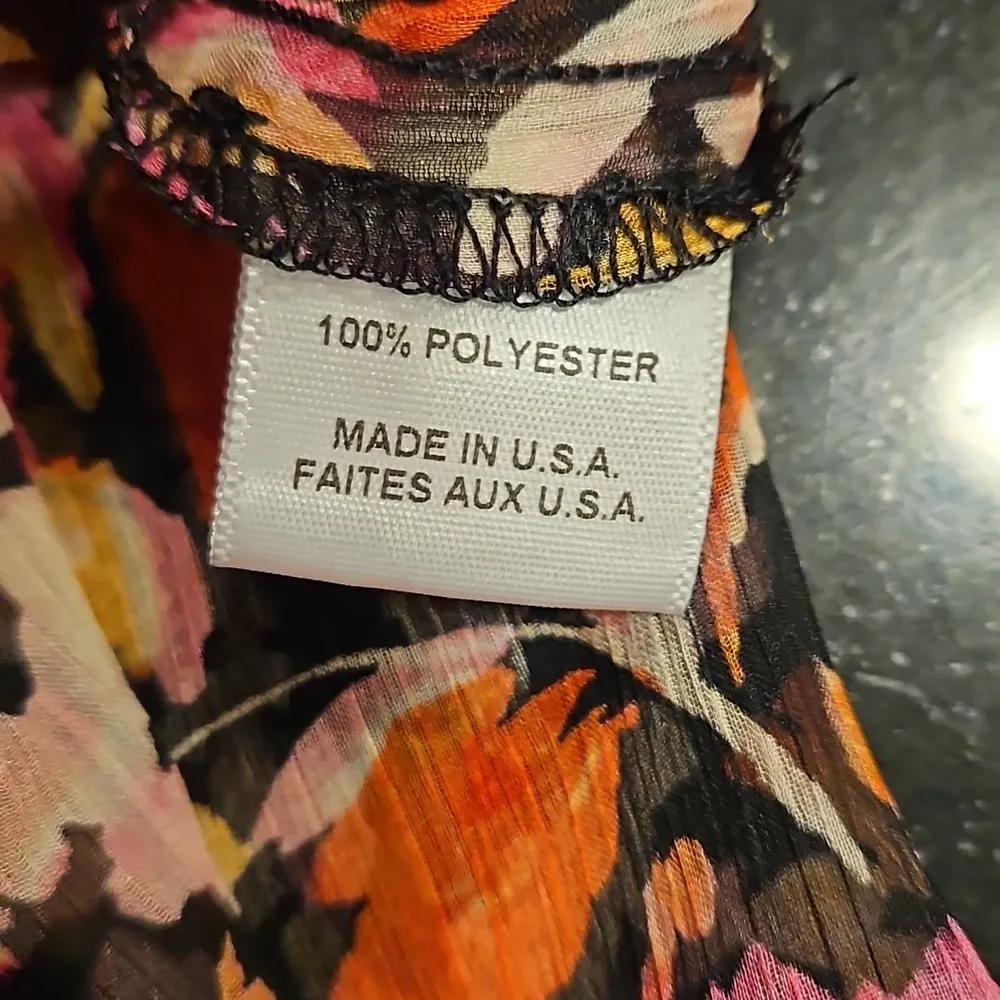 đź’•MISA LOS ANGELESđź’• Simone Printed Chiffon Midi Dress ~ Fire Flora XS NWOT - Image 17