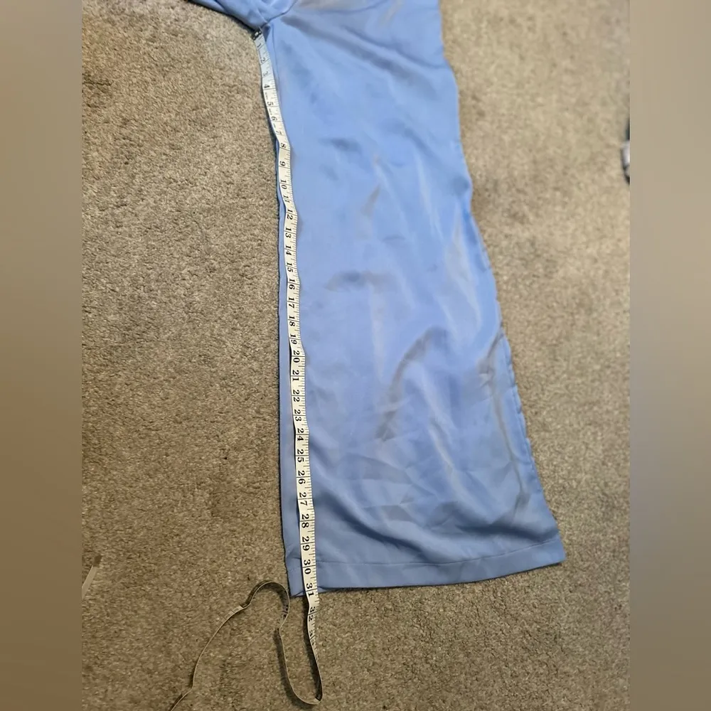 Do+be one shoulder drape jumpsuit blue size medium NWT. BOUTIQUE - Image 7