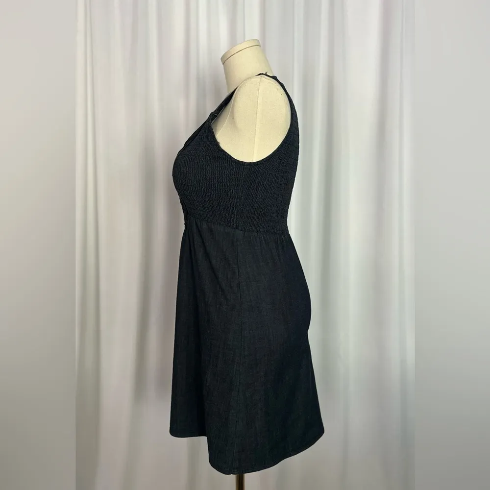 Calvin Klien Jean Sleeveless Smocked Dress (650) - Image 4