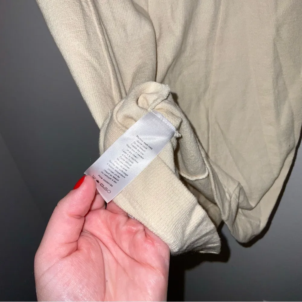 Rag Bone Lilith T-Shirt Dress Ivory Size XS Revolve Organic Cotton Mini - Image 10