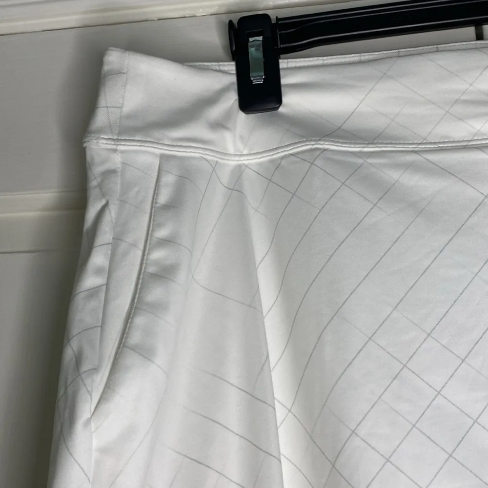 Nike NWT NEW White‎ Patterned Womens Golf Skort Pickleball Size XL Check - Image 4