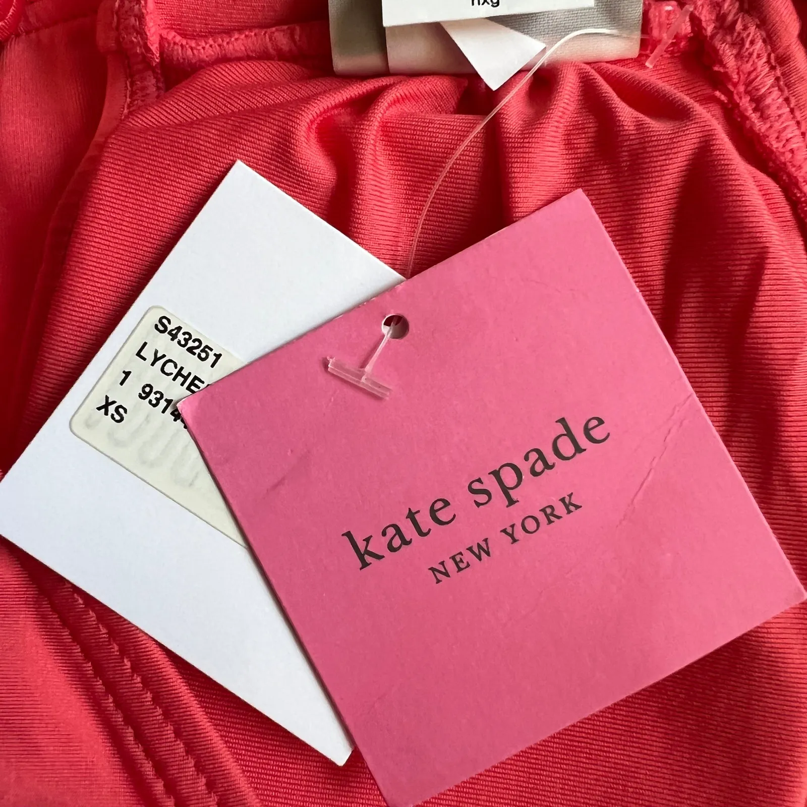 Kate Spade New York Lychee Bikini Bandeau Swim Top, XS - Image 7