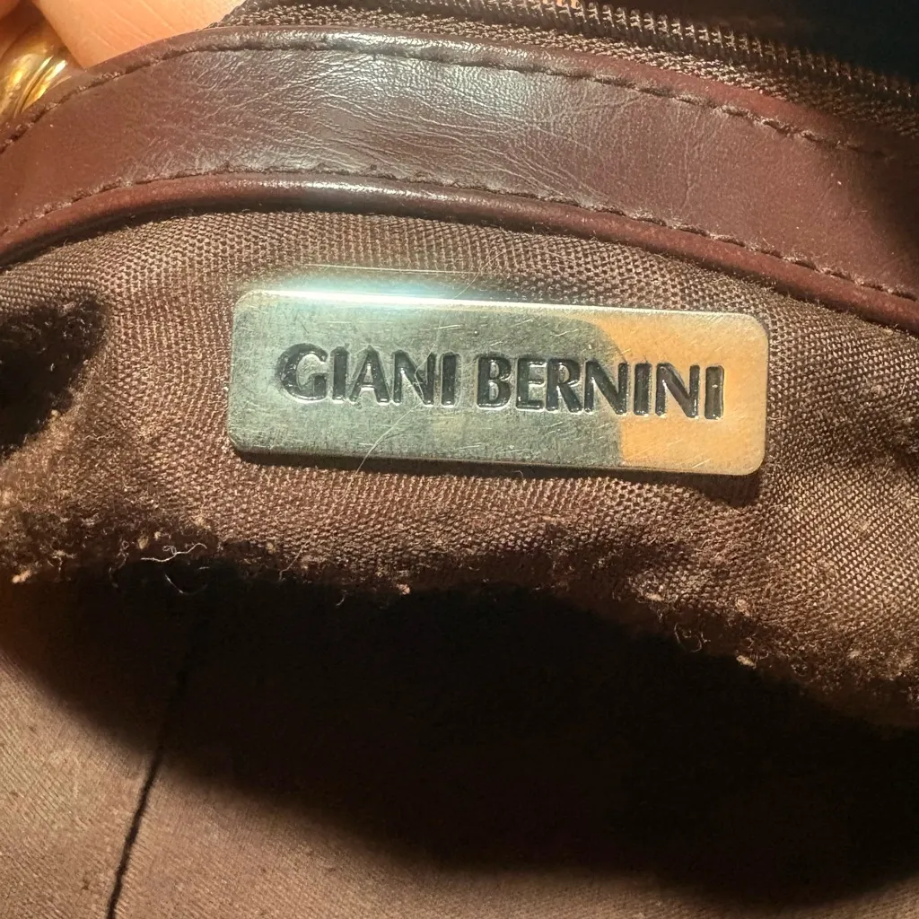 GIANI BERNINI Genuine Leather Shoulder Bag - Image 6