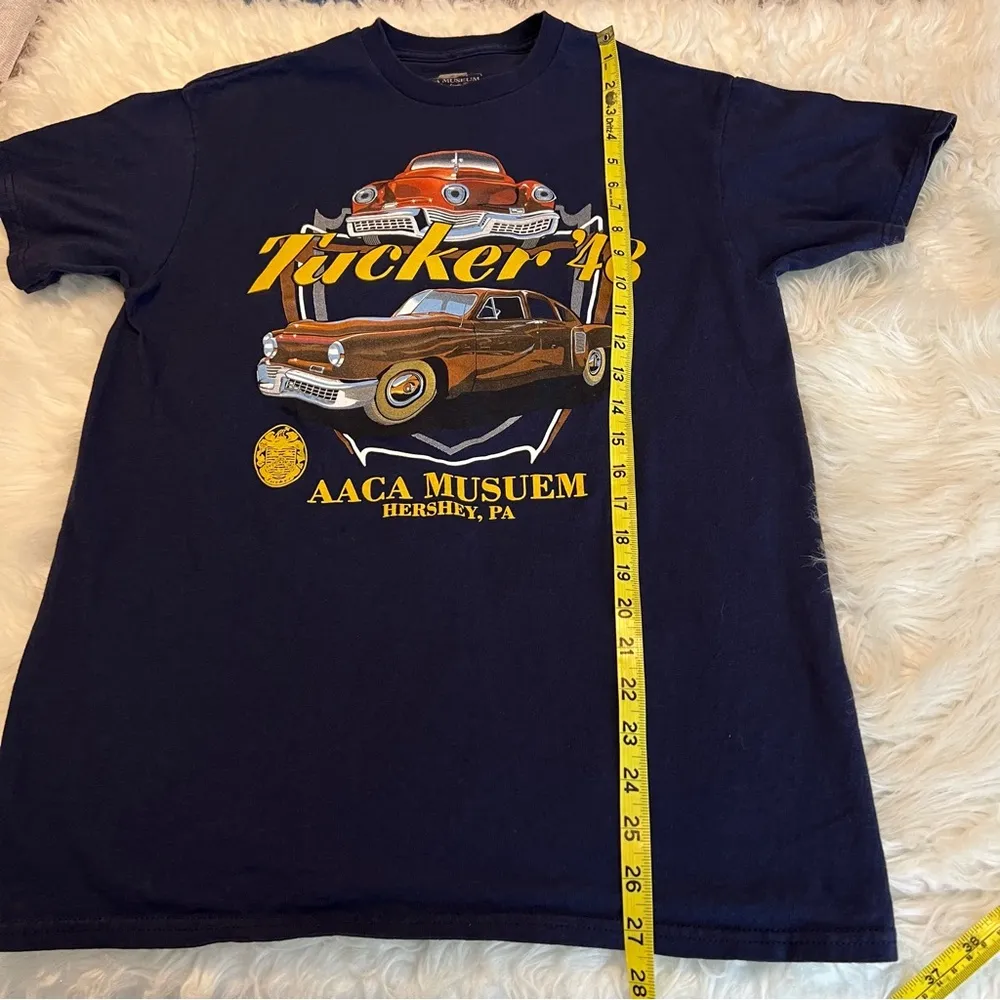 AACA Museum Tucker 48 Short Sleeve T Shirt Hershey PA Sz Medium Unisex See Meas - Image 6