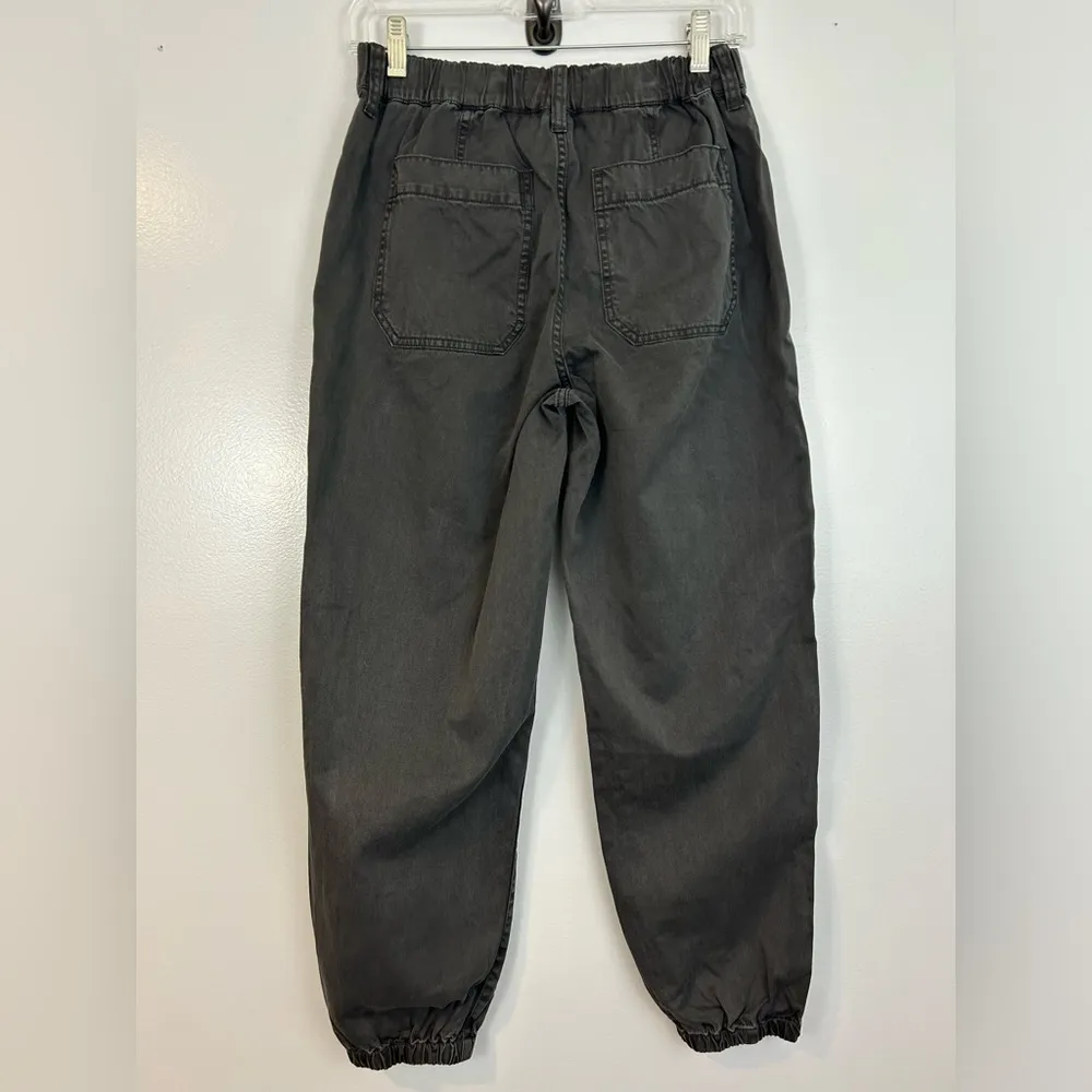 NWT Madewell Griff Pull-On Tapered Fatigue Grey Cargo Pants Size 25 - Image 11