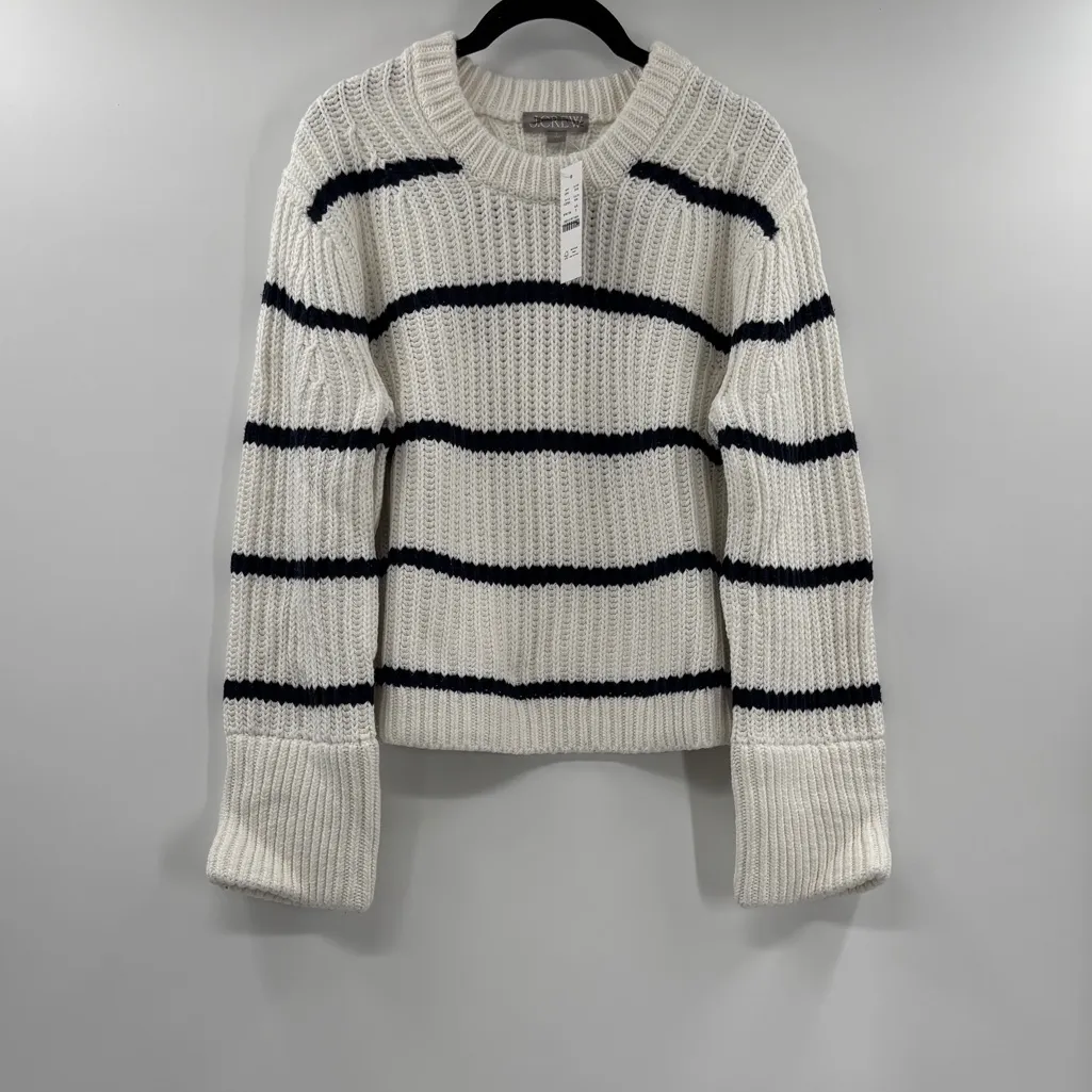 J.Crew Heritage cotton fisherman crewneck sweater in stripe - Image 5