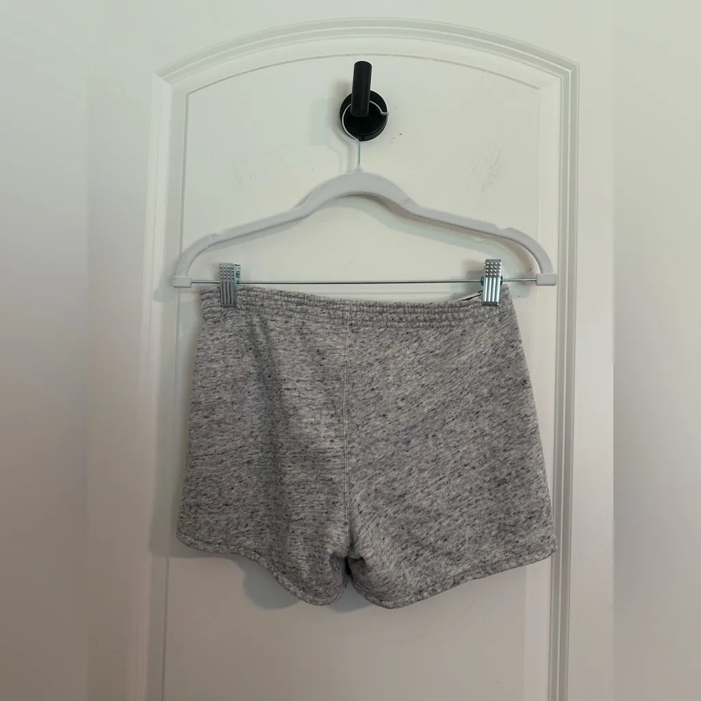 Abercrombie & Fitch Athletic Shorts in Gray with Red Stripes logo Y2K retro XS - Image 2