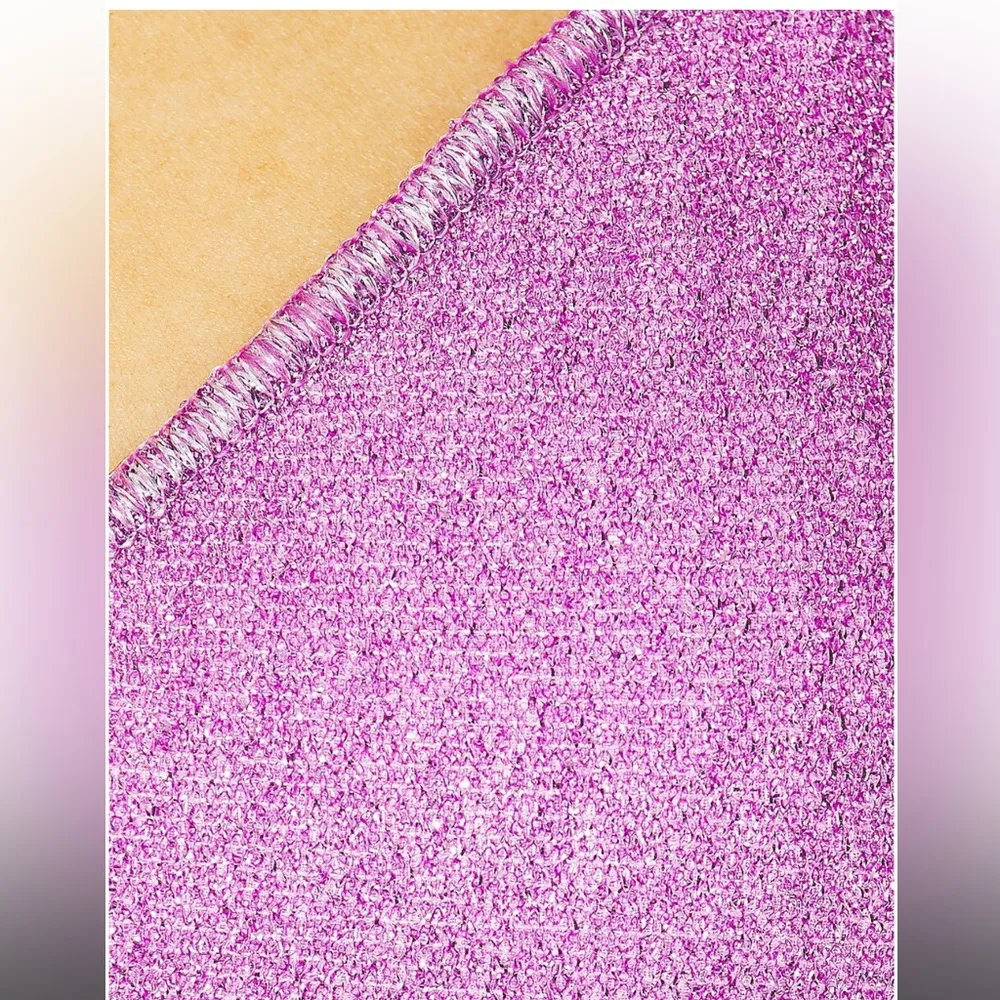 Oseree Lumiere Two Piece Bikini Set Purple Size M - Image 5