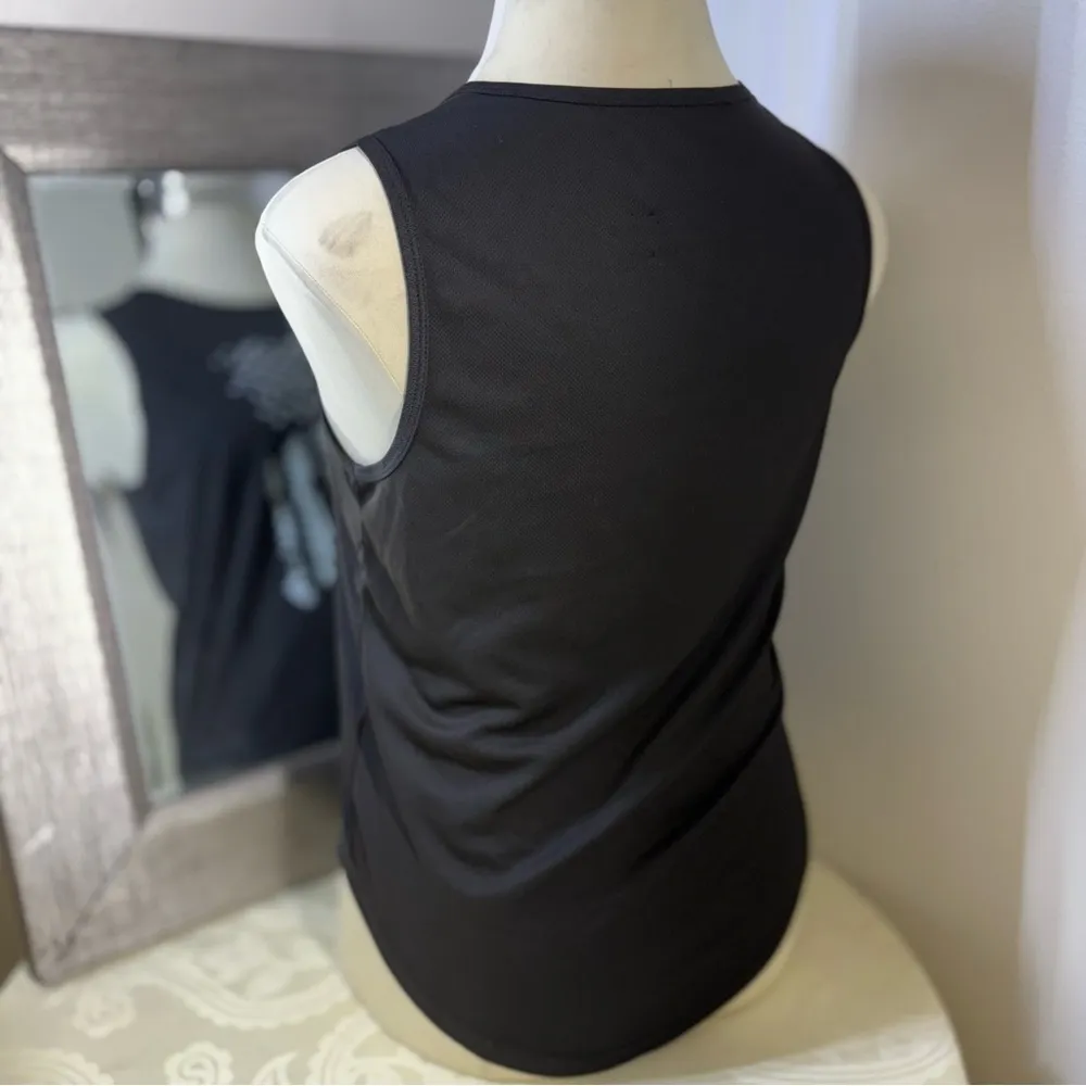 Black Muscle Tee with Graphic Design - Image 7