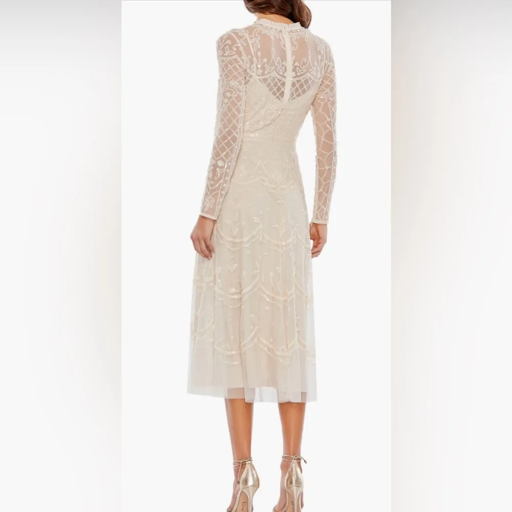 NWT Mac Douggal illusion sequined dress - Image 2