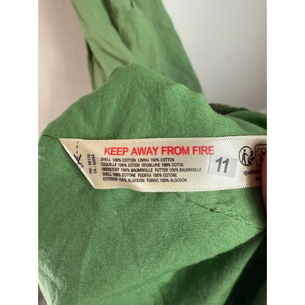 Free people Made for Me Midi olive green size small - Image 3