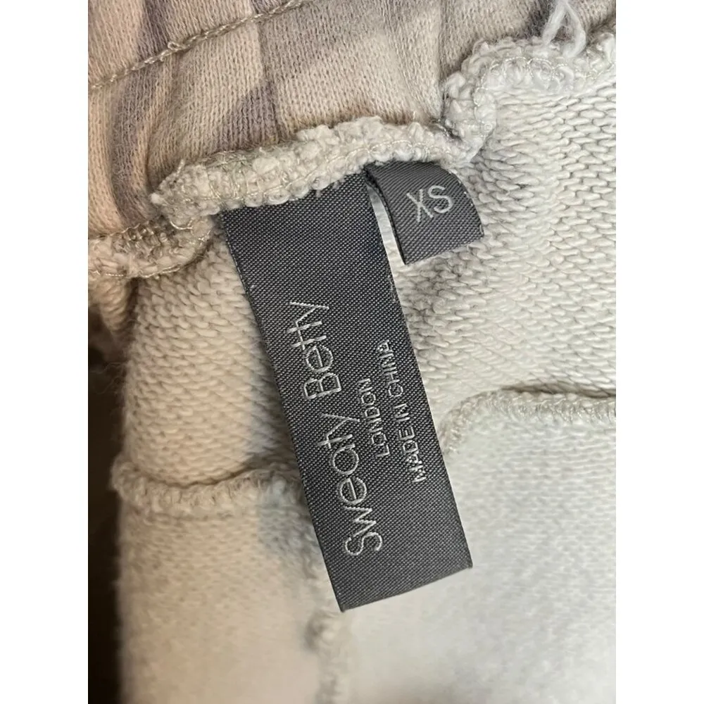 Sweaty Betty Essentials Women's XS Gray Zebra Print Shorts Comfy Loungewear Cozy - Image 5