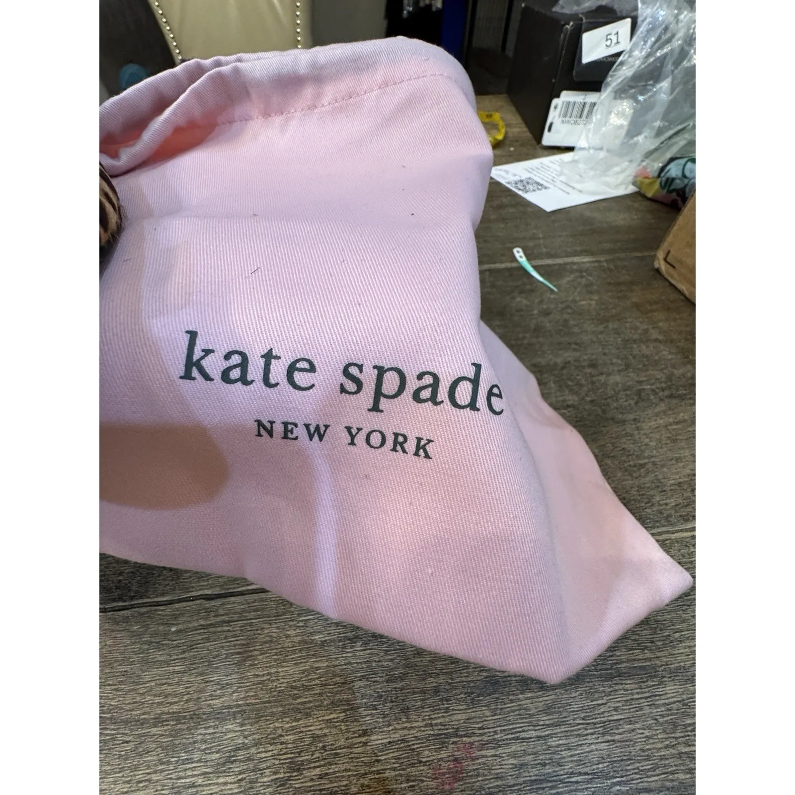 Kate Spade New York Maline Bow Ballet Flat Leopard Hair-calf Leather Slip On 6.5 - Image 4