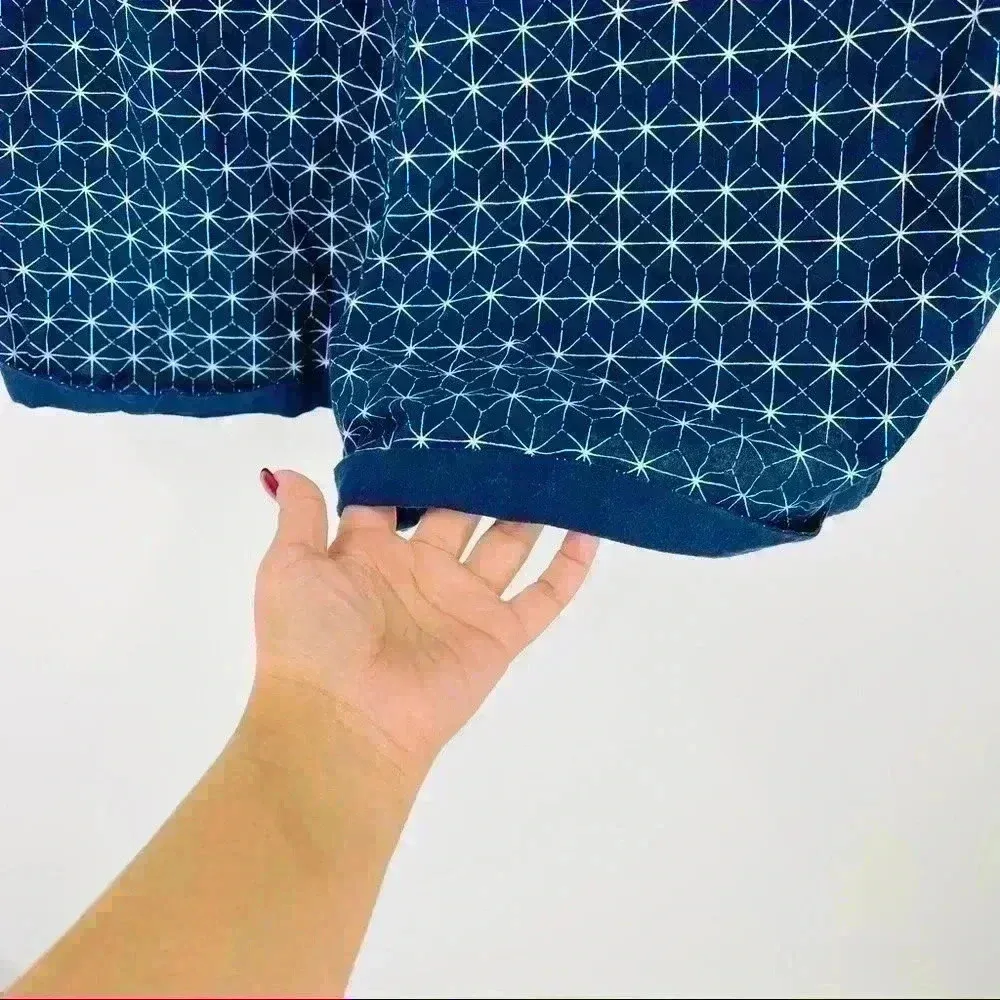 Levi’s Navy/White‎ Shorts Romper With Pockets Size XL - Image 6