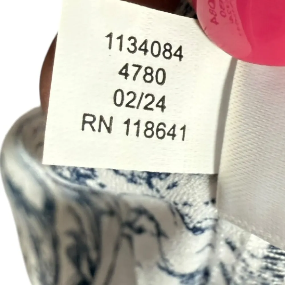 NWT Lane Bryant Tiger Birds Tropical Print Flutter-Sleeve‎ Crew-Neck Top 20 - Image 16