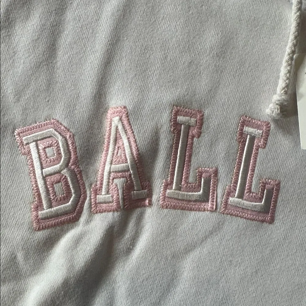 Women’s White Embroidered ‘Rutgers’ Hoodie Size M NEW - Image 12