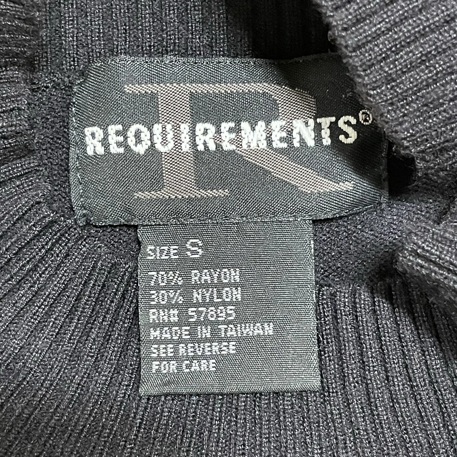 Vintage Requirements Womens‎ S Sweater Pullover Top Black Patched Flower Stitch - Image 6