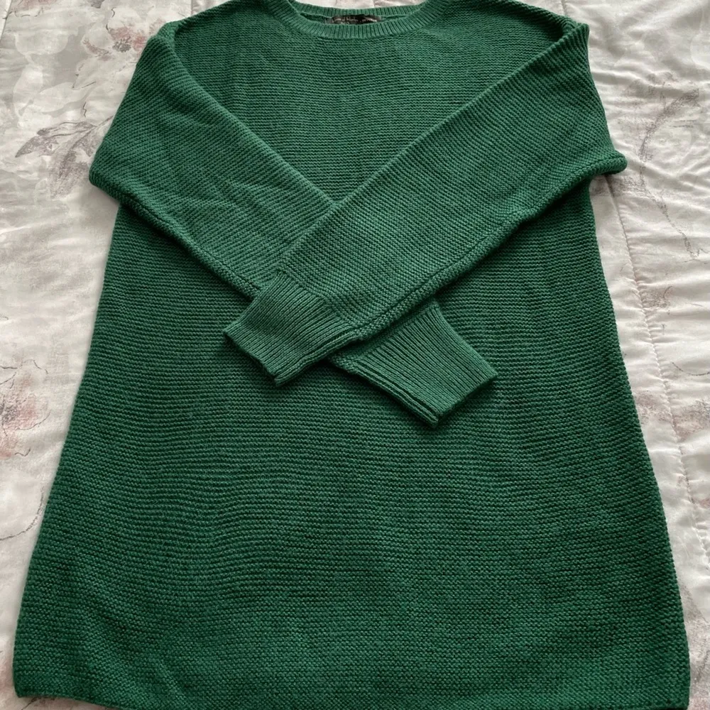 House of Harlow 1960 X Revolve Owen wool blend forest green oversized sweater XS - Image 8