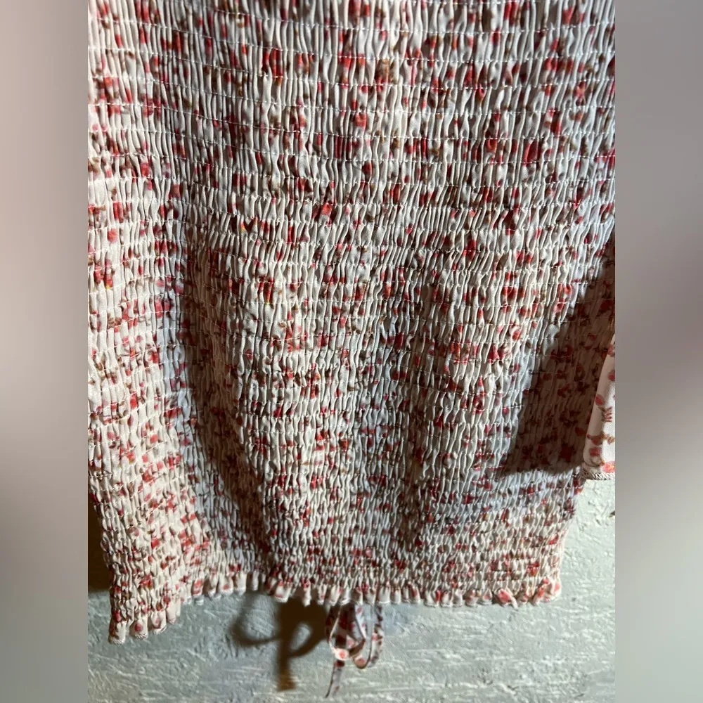 Princess Polly Pink Floral Ruched Long Sleeve Mini Dress summer party floral - Image 16