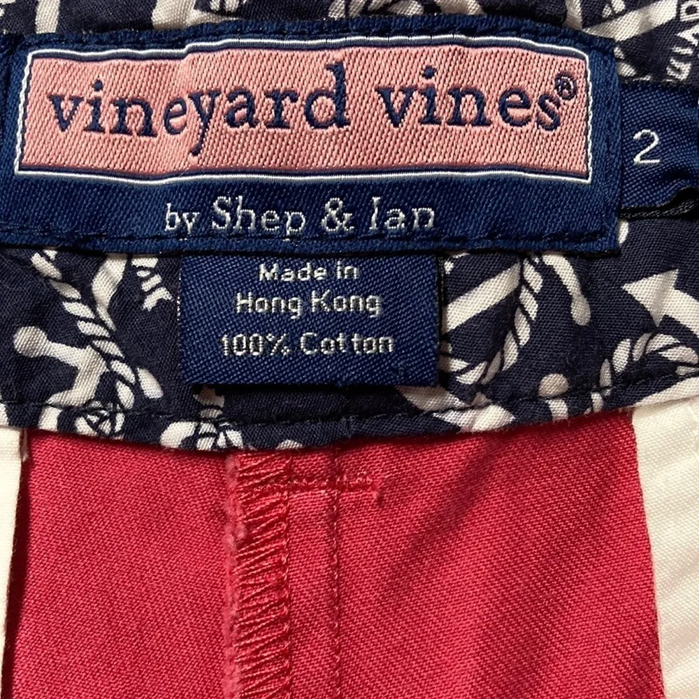 Vineyard Vines Chino Pink Shorts | Size 2 - Image 7