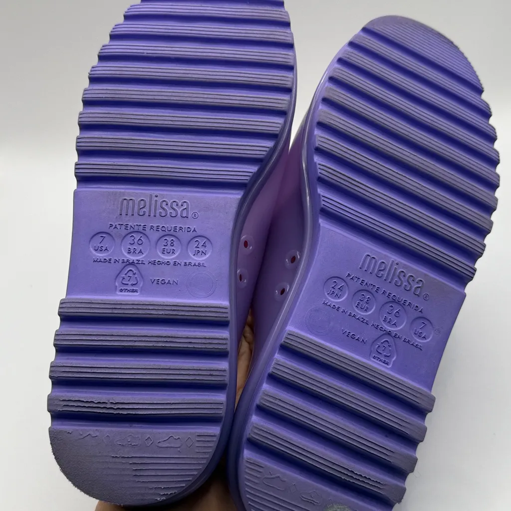 Melissa Smart Clogs in‎ Lilac Size US 7 - Image 8