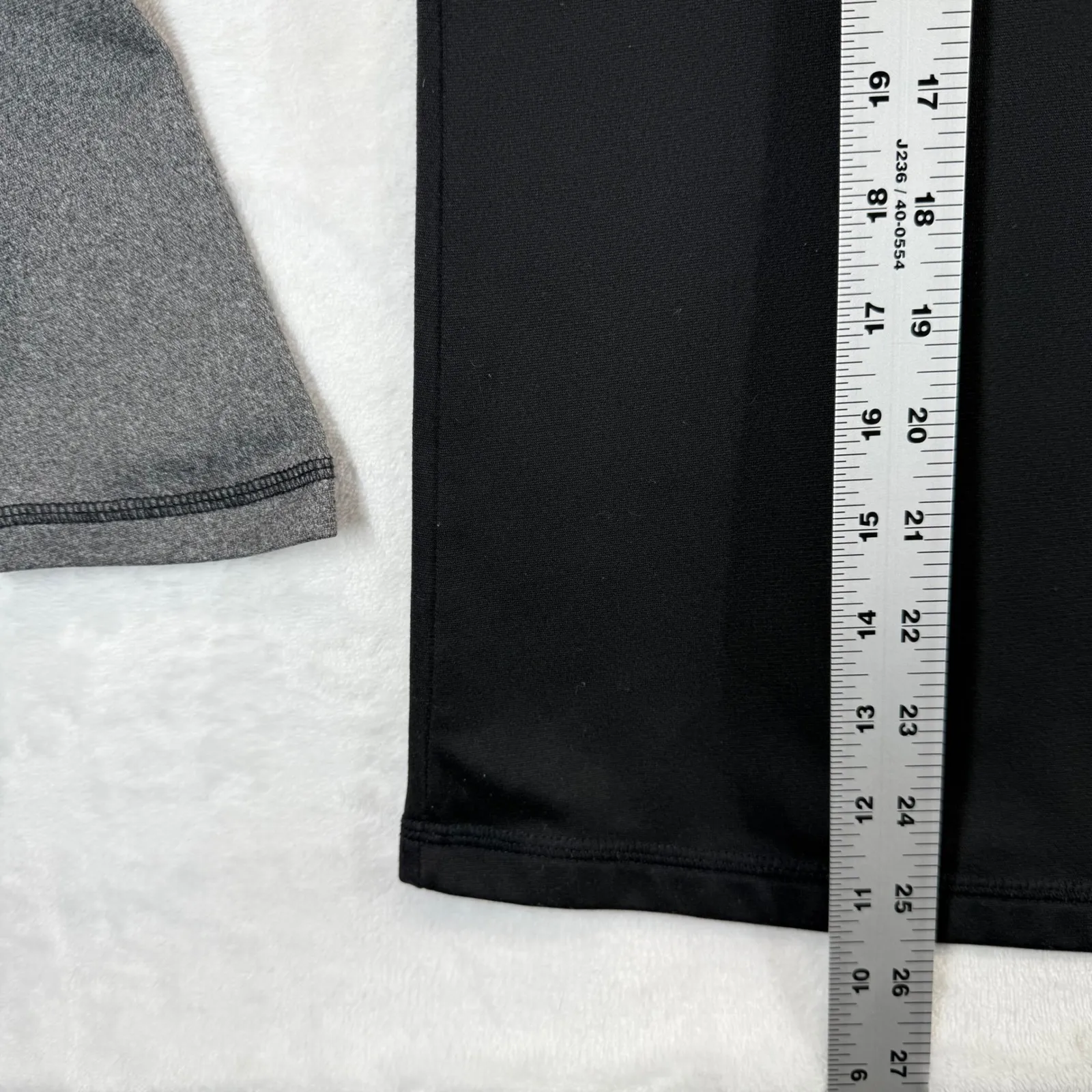 The North Face Pullover Lightweight 1/4 Zip Athletic Top Black Gray Womens M‎ - Image 3