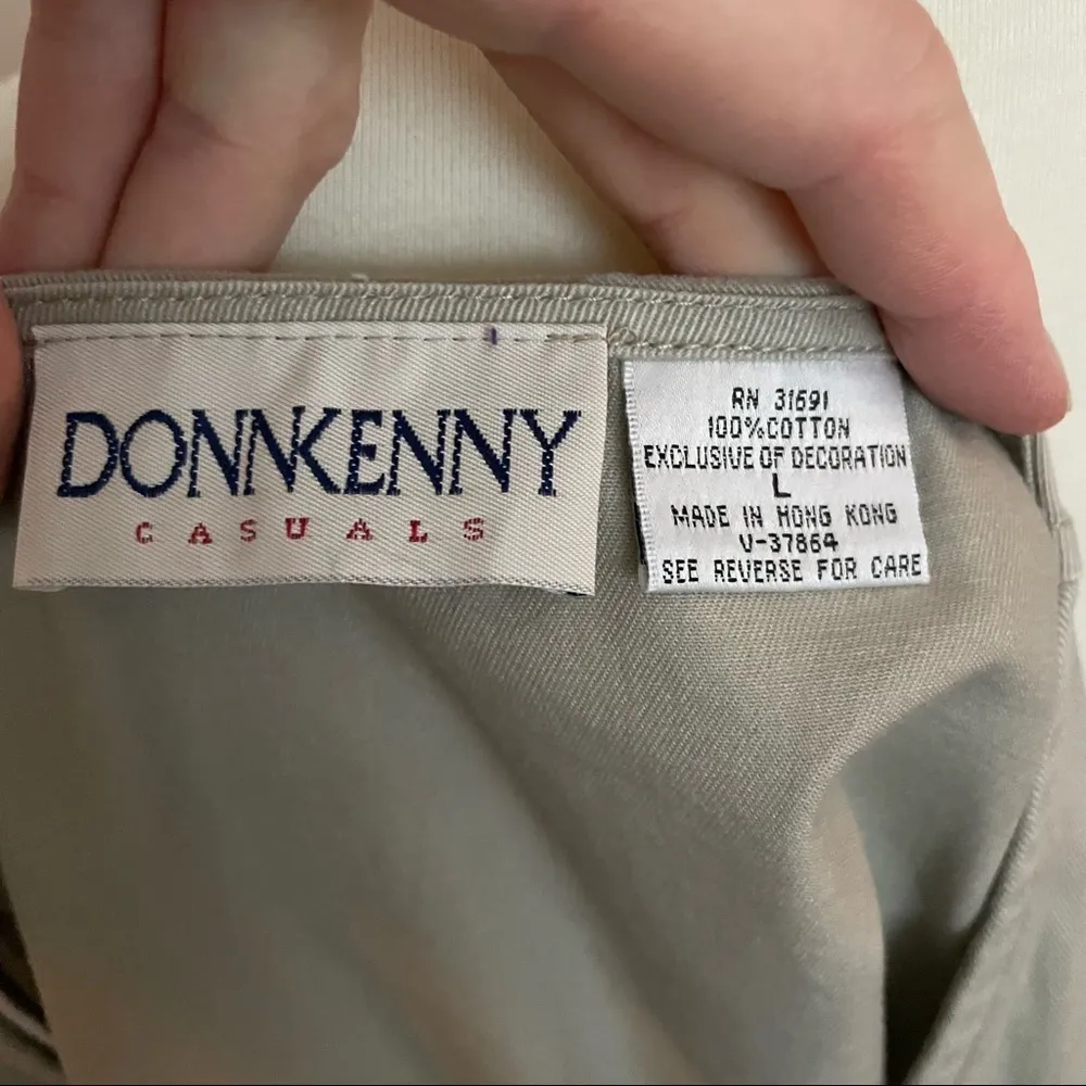 Vintage Vest Safari Embroidered Animal Giraffe Zebra Elephant Palm Trees Khaki Tan Size L - Image 10