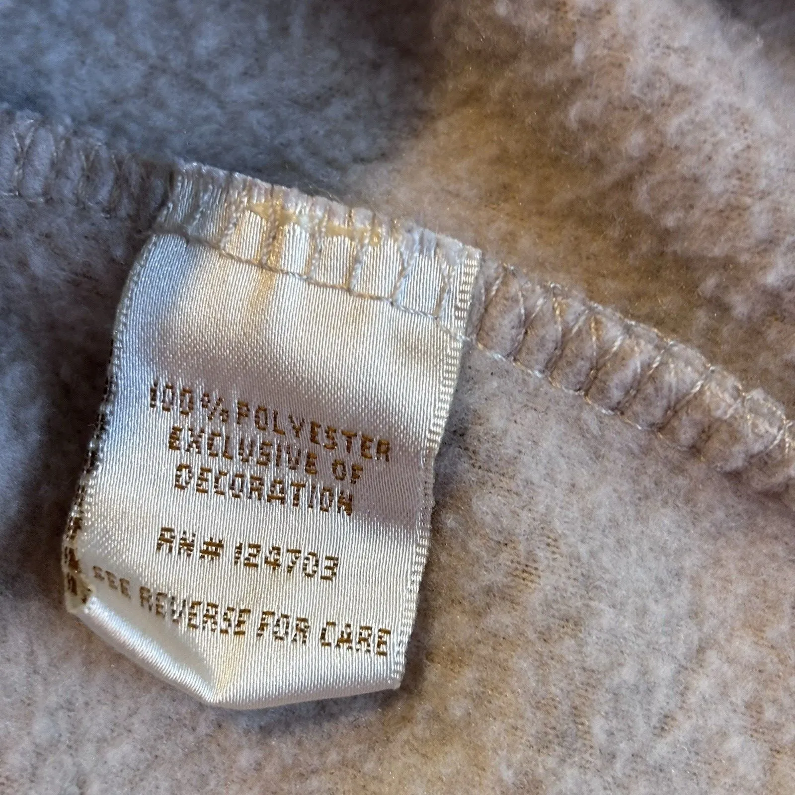 Baxter & Wells Fleece Oat Pumkin Sunflower and bird Fall Full Zip Vest XL Tan - Image 7