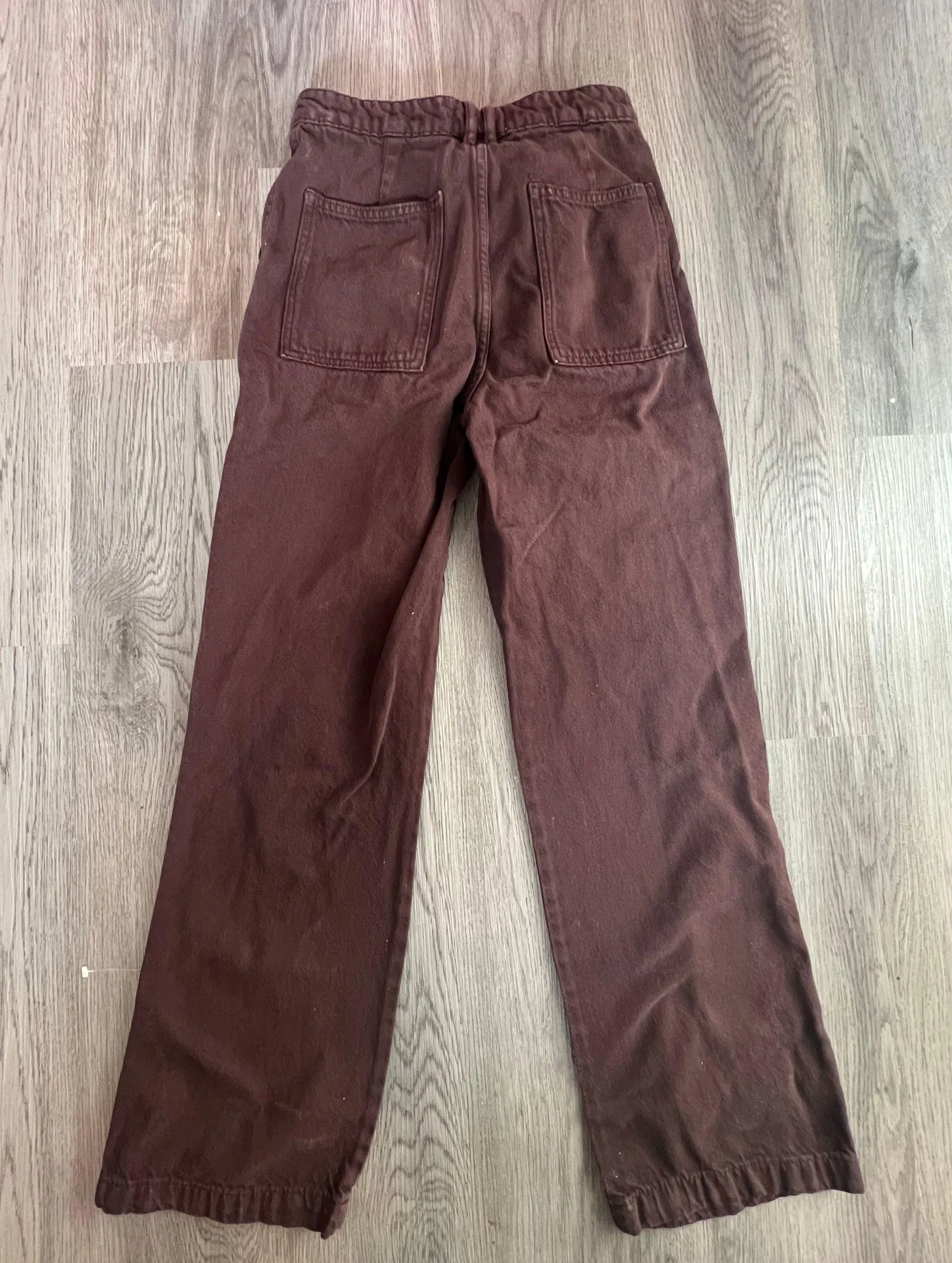 Brown High Rise Jeans - Image 2